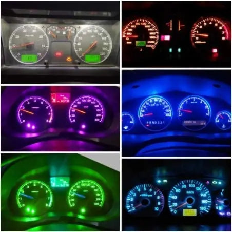 2/10Pcs T5 Led Bulb W3W W1.2W Led Canbus Car Interior Lights Dashboard Warming Indicator Wedge Auto Instrument Lamp 12V sayaragear