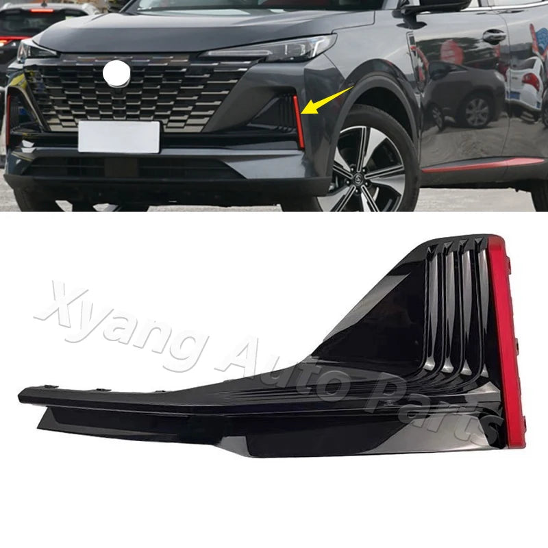 Front Bumper Foglight Frame For Changan CS55 Plus 2022 2023 Fog Lamp Cover Plate Moulding 2803330-AW20 2803330-AW21 sayaragear
