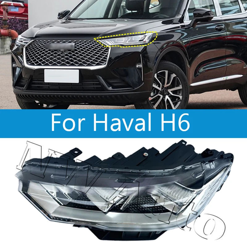 LED Car Head Light Head Lamp For Great Wall Haval H6 2021 2022 Front Bumper Headlight Headlamp Assembly sayaragear