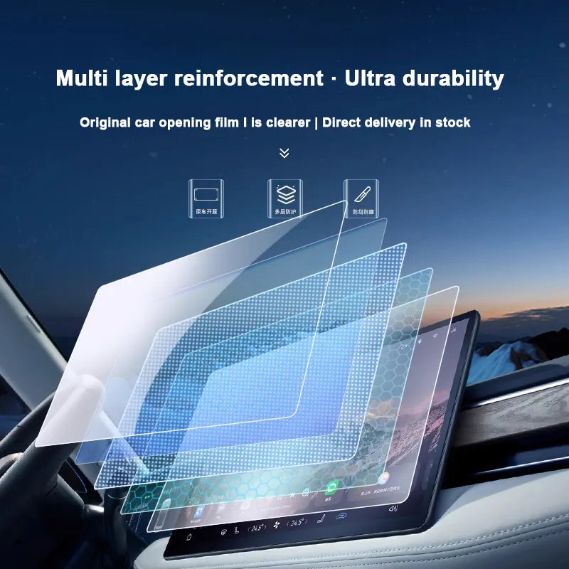 For MG 7 2023 2024 2025 Car Screen Protector Film GPS Navigation Center Control ScreenGlassTempered Anti scratch Protection Film sayaragear