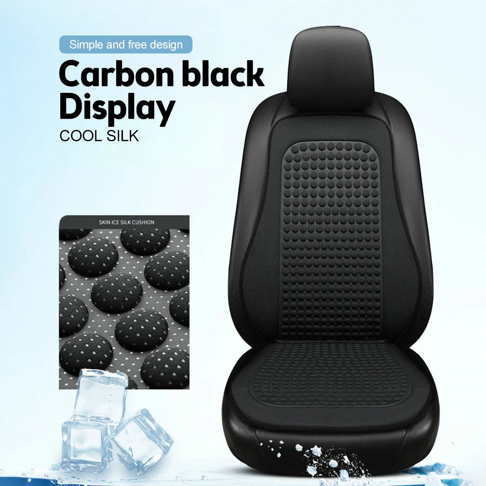 TIMOTRAS Car Cushion Summer Cool Cushion Ice Silk Seat Cover Car Cushion Seasonal Universal Cool Cushion sayaragear