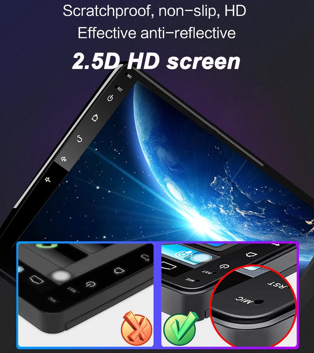 7/9/10 inch Universal Android 13 Car Radio 32G/64G Autoradio android 2 Din car radio GPS BT Central Multimedia Smart car systems sayaragear