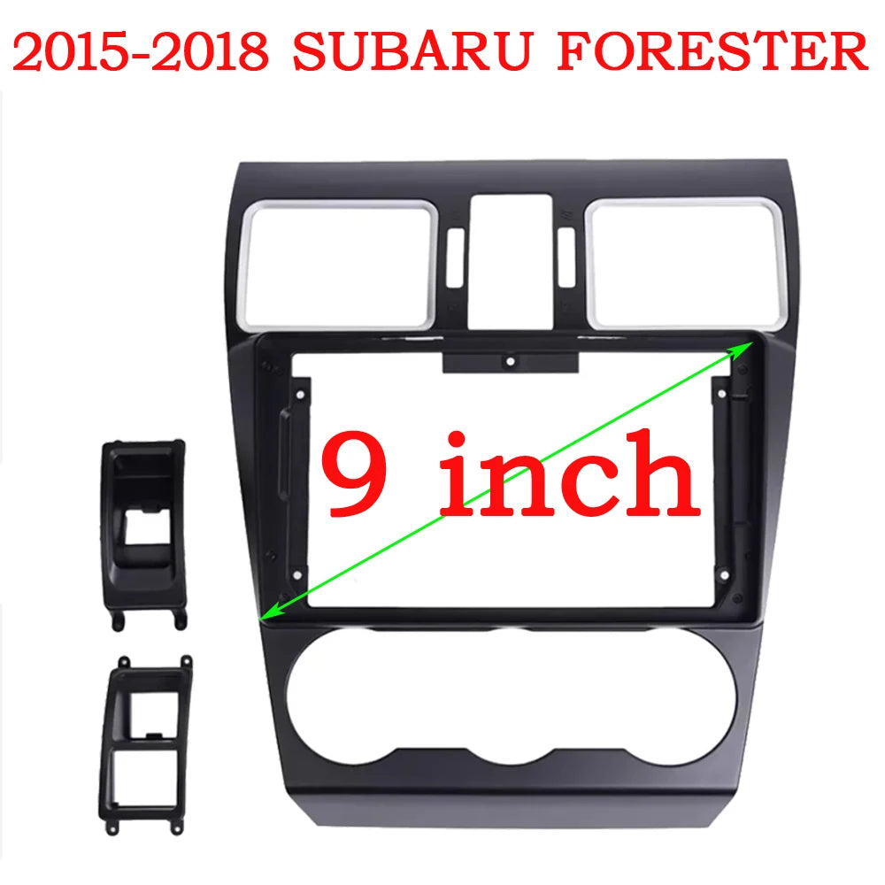 9 Inch Car Frame Fascia Adapter For Subaru Forester  2015-2018 Android Radio Dash Fitting Panel Kit sayaragear