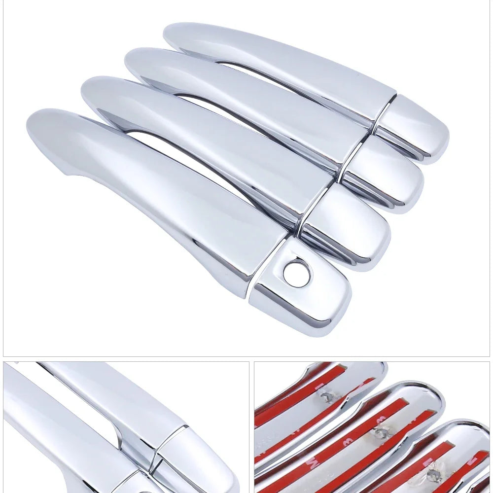 Luxury chrome door handle cover trim protection cover for Renault Koleos Samsung QM6 MK2 2017~2020  Car accessory sticker 2018 sayaragear