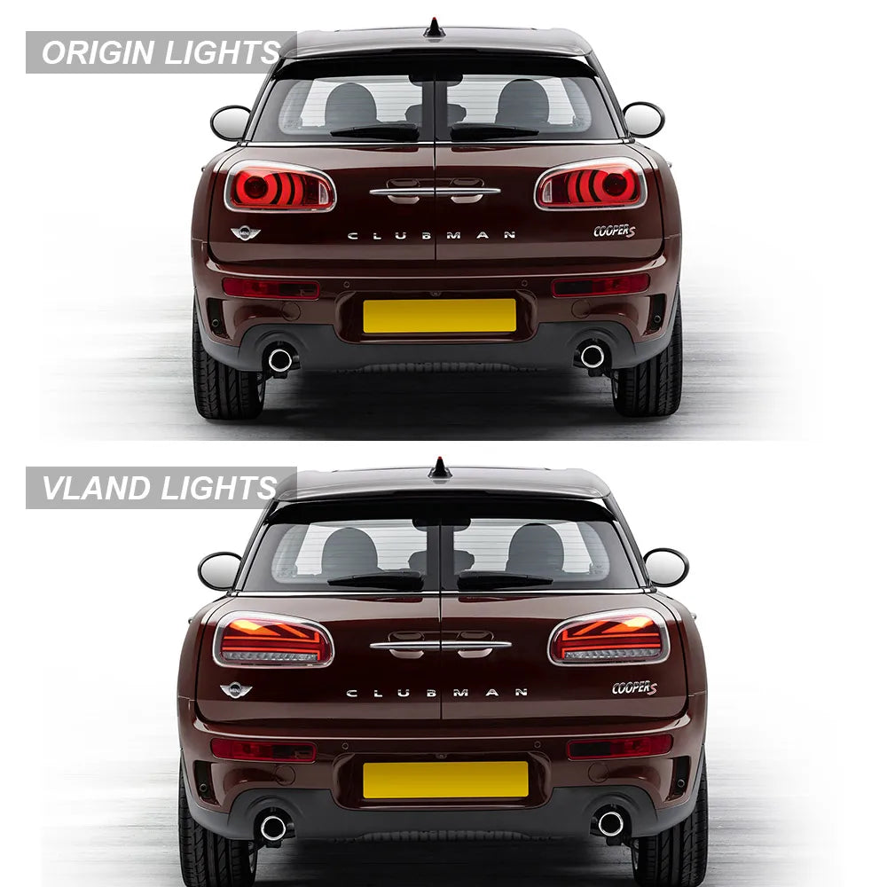 Vland 15-23 Cooper Clubman F54 LCI F54/F54N Full LED Tail Lights with Upgraded Dynamic Welcome Lighting sayaragear