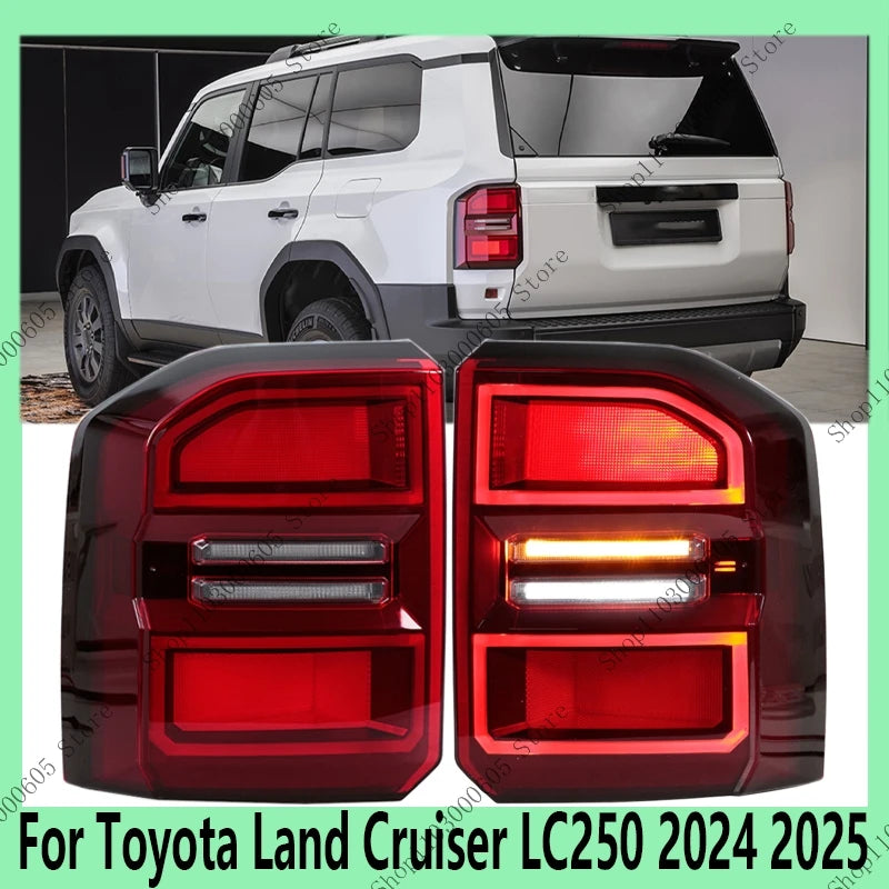 For Toyota Land Cruiser LC250 2024 2025 Automobile Accessories Tail Light Assembly Turn Signal Brake Light Reverse Signal Light - sayaragear