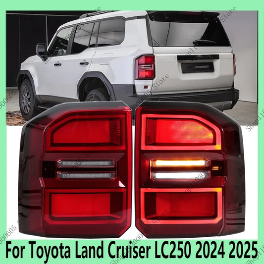 For Toyota Land Cruiser LC250 2024 2025 Automobile Accessories Tail Light Assembly Turn Signal Brake Light Reverse Signal Light - sayaragear