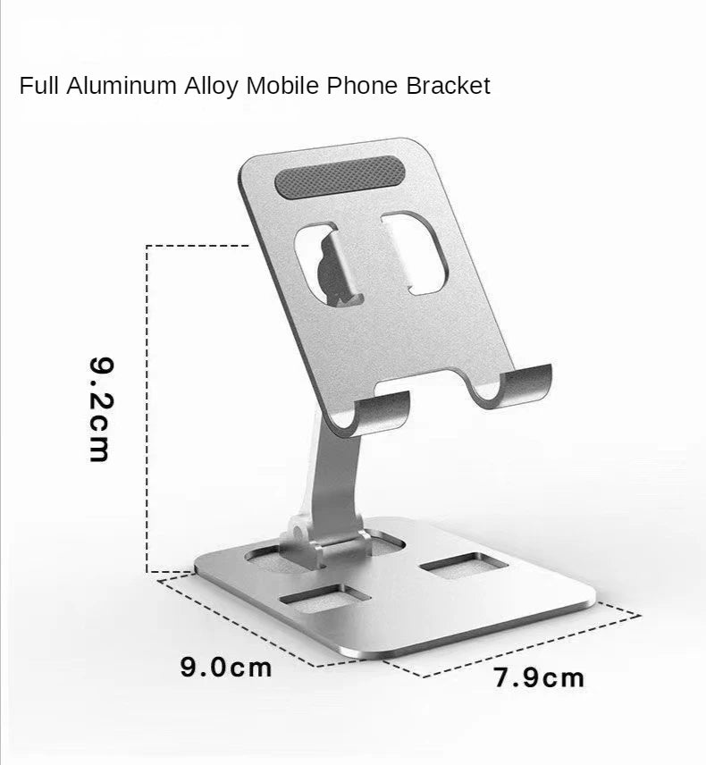 Universal All Aluminum Alloy Foldable Desk Phone Holder Mount Stand For Mobile Phone Holder For Tablet Desktop Metal Holder sayaragear