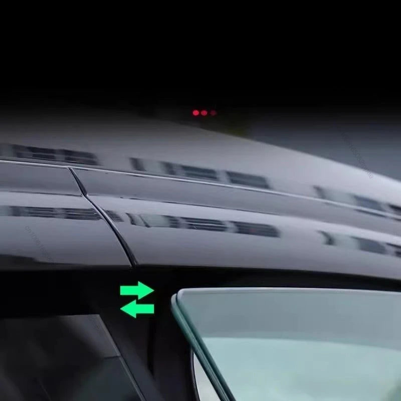 Body Kit Tuning Accessories Decoration Wind Deflector Rain Guard Brow For Tesla Model Y/3 Juniper 2025 Window Visors Shade Refit sayaragear