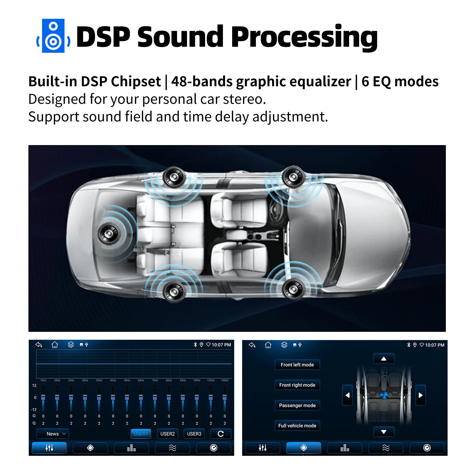ESSGOO 7 9 10" Car Radio Android Auto Carplay Car Stereo Multimedia Player Universal WIFI GPS Autoradio Car Intelligent Systems sayaragear