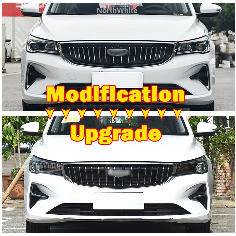 Front Bumper Grille Mask Radiator Grille For Geely Emgrand 2021-2024 SS11 Racing Grills 6608170610 6013045200 sayaragear