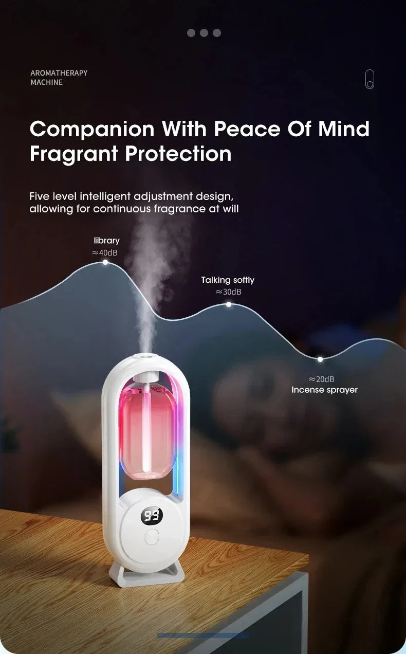 Automatic Home Fragrance Machine Essential Oil Diffuser Nebulizer Perfume Scent Machine for Kitchen and toilet deodorization sayaragear