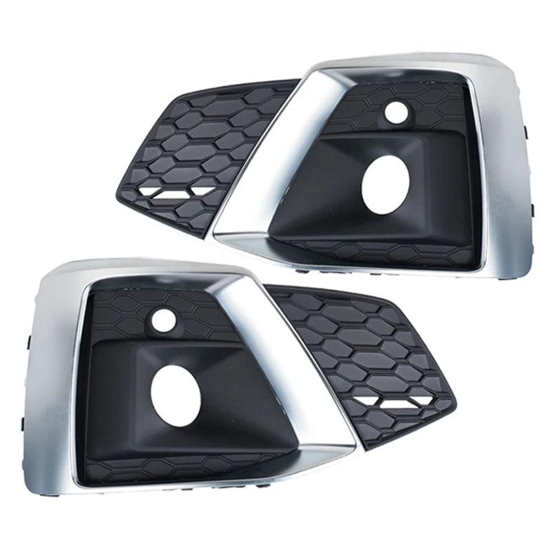 For Audi A5 B9 Sportback Coupe Cabriole S5 2019 2020 2021-2023 Honeycomb Mesh Fog Light Grille Cover 8W6807681T3Q7 8W6807682T3Q7 - sayaragear