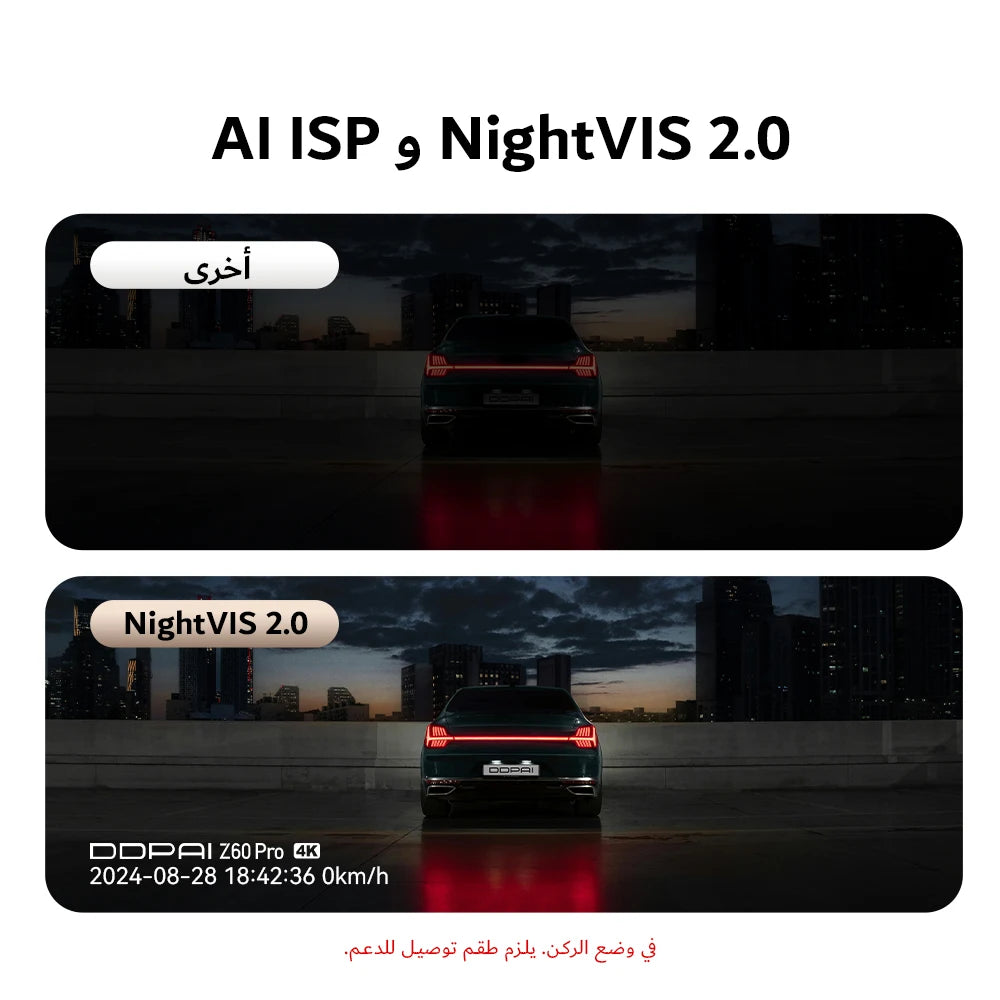 DDPAI Z60 Pro 4K Dash Cam Auto Dashcam Front GPS Car Camera for Dual SONY Sensor WiFi ADAS Night Vision DVR Video Recorder sayaragear