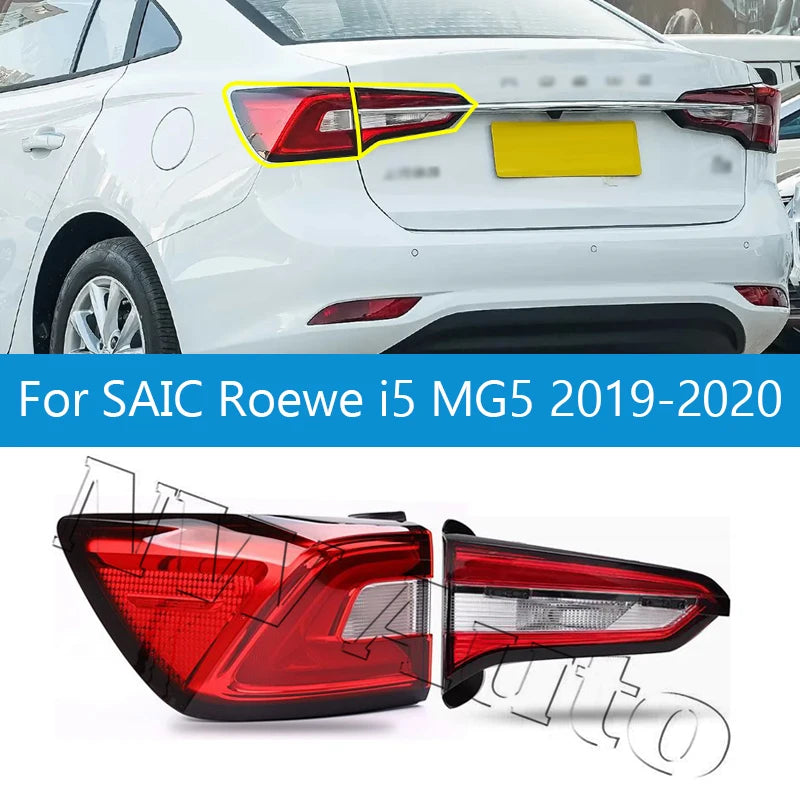 Taillight Brake Light For SAIC Roewe i5 MG5 2019-2020  Rear Bumper Inner Outer Inner Taillight Brake Light sayaragear