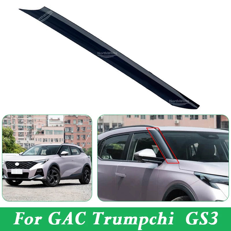 Original Windshield Pillar Trim For GAC Trumpchi  GS3 2023-2024 Exterior Molding Garnish sayaragear