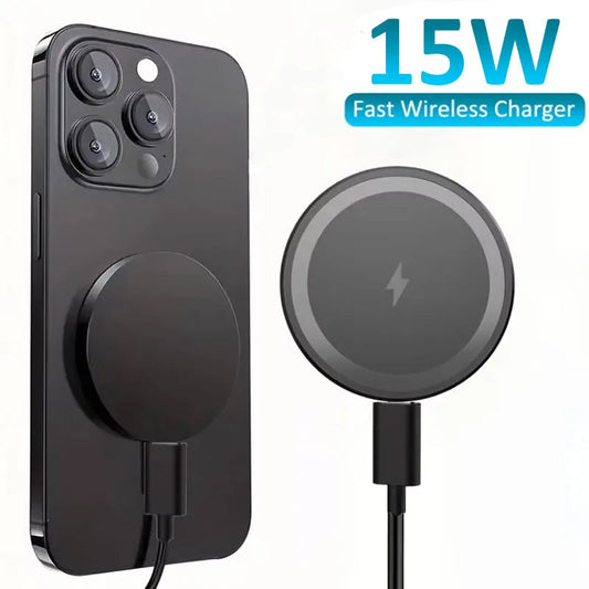 Magnetic Wireless Charger Phone Pad For Magsafe iPhone 17 16 15 14 13 12 Pro Max Airpods 4 Pro Magnet Fast Charging Station sayaragear