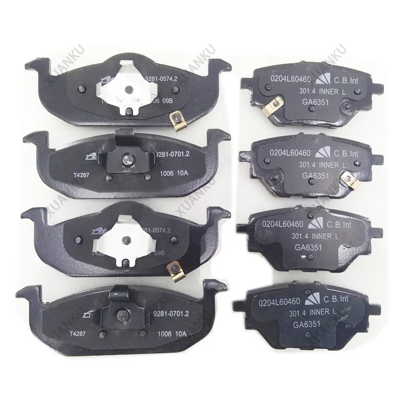 For SAIC MG 350 360 550 RX3 RX5 I6 I5 MG MG6 ZS GT GS Front and rear brake pads friction plate original sayaragear