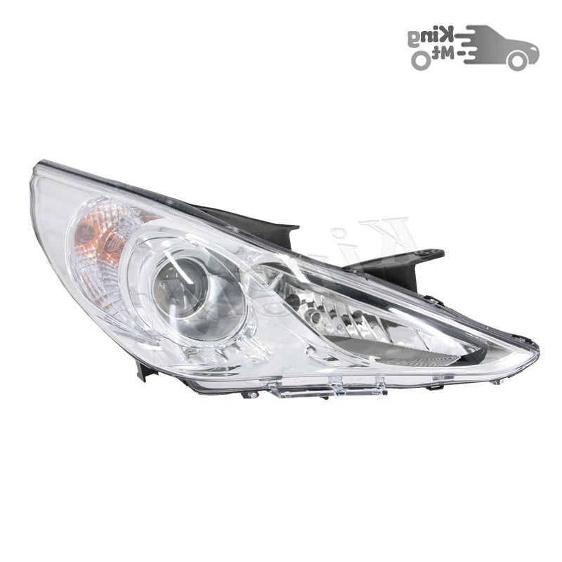 For Hyundai Sonata 11-15 Halogen Headlight Assembly OEM Style Front Headlamp Bulb Socket Plug & Play Replacement sayaragear