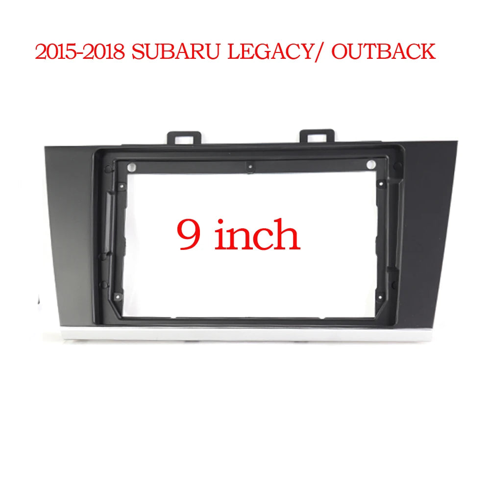 Car Radio Fascia For Subaru Legacy/Outback 2015- 2018 Player Audio 2 Din Frame Dashboard Panel Mount Kit sayaragear