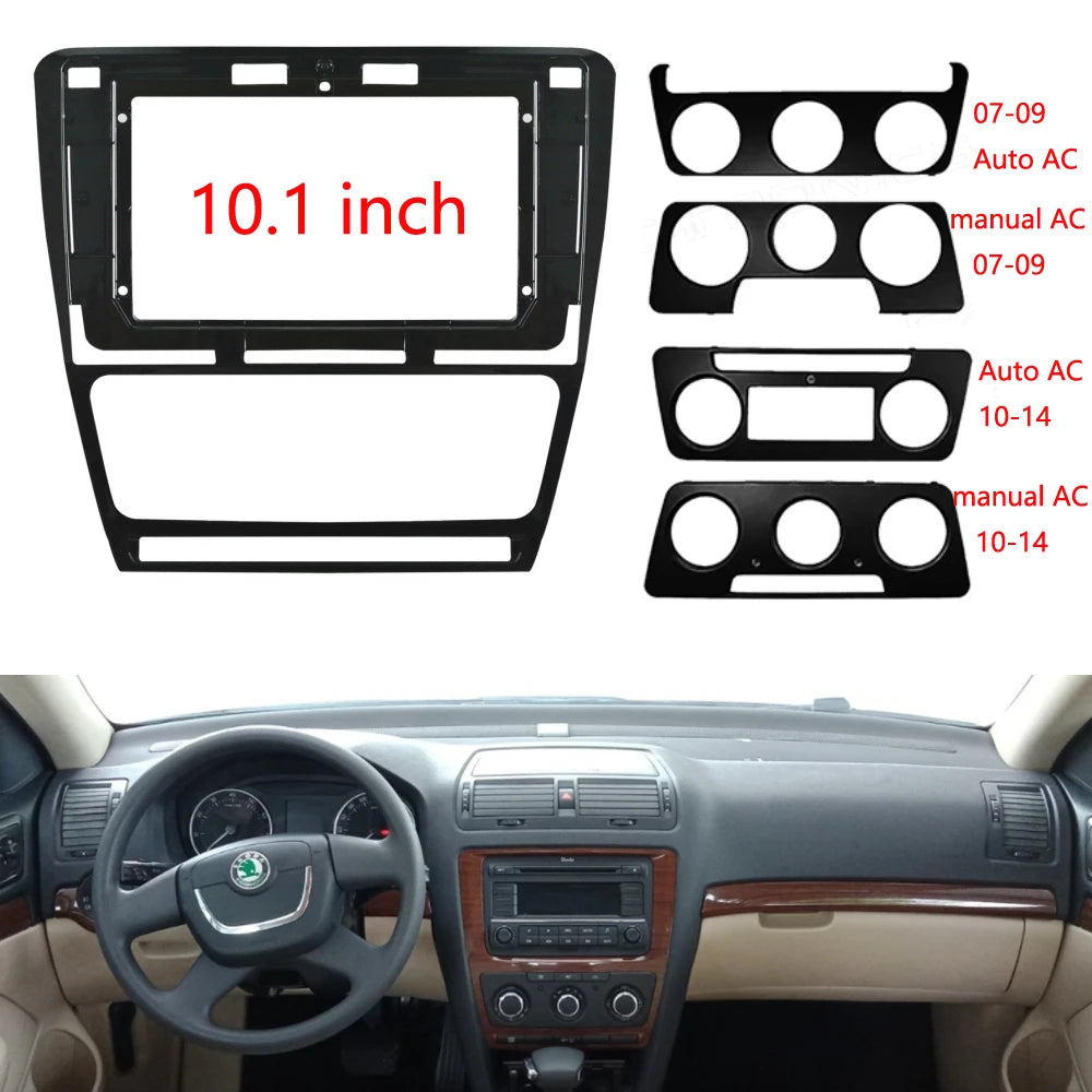 Car Radio Android stereo screens navigation cable frame canbus For SKODA 2007 2008 2009 2010 2011 2012 2013 2014 OCTAVIA 10INCH sayaragear