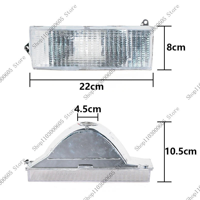 56000098 For Jeep Cherokee Base 1984 1985 1986 1987 1988 1989 1990 1991 1992 1993 Bumper Fog Light Signal Front Parking Light - sayaragear