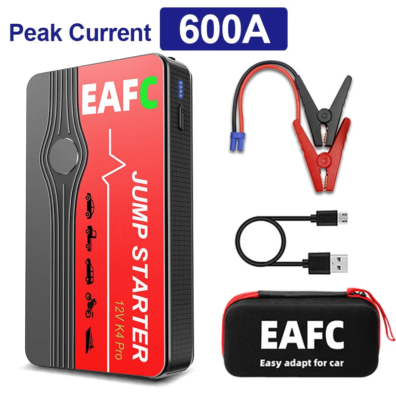 2000A Portable MultiFunction Emergency Booster Car Emergency Mobile Power Battery Charger 12V Car Jump Starter with LED Light sayaragear