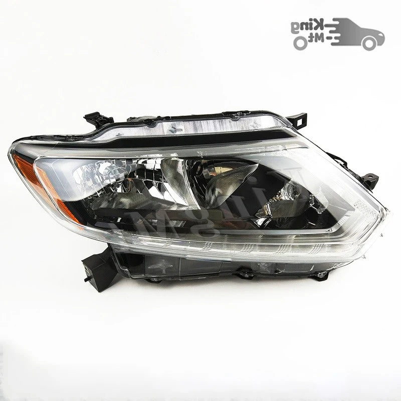 For Nissan Rogue X-Trail New 14-21 Halogen Headlight Assembly OEM Style Front Headlamp Bulb Socket Plug & Play Replacement sayaragear