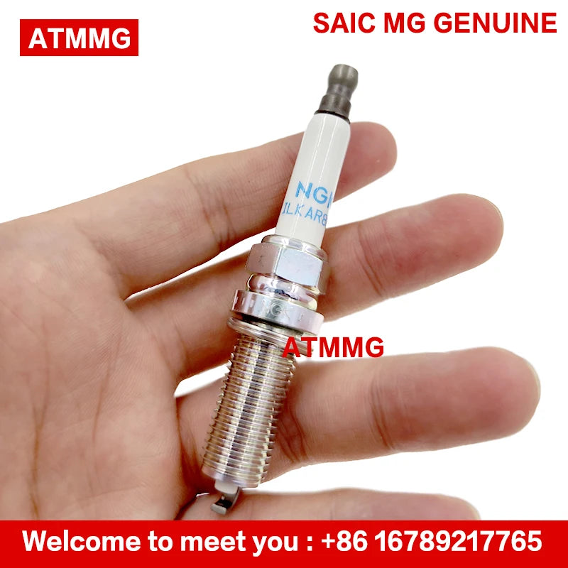 ATMMG For MG RX5 HS RX8 GS RX5MAX 2.0T engine spark plug  10162965 10273425 ILZKA8RG8 original 4pcs - sayaragear
