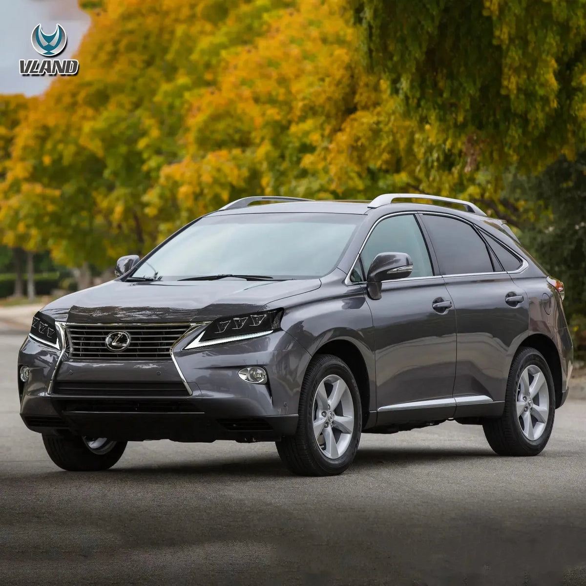 Vland 13-15 Lexus RX270 RX350 RX450H (AL10) LED Matrix Headlights with DRL High Low Beam Front Headlamp Assembly sayaragear