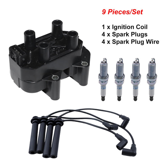 Ignition Coil Spark Plug Wires Kit For CHANGAN CS35(S101) 1.6L 2012- EADO DT 1.6L 2017- XT ALSVIN LINMAX OSHAN A800 LANDWIND X2 sayaragear