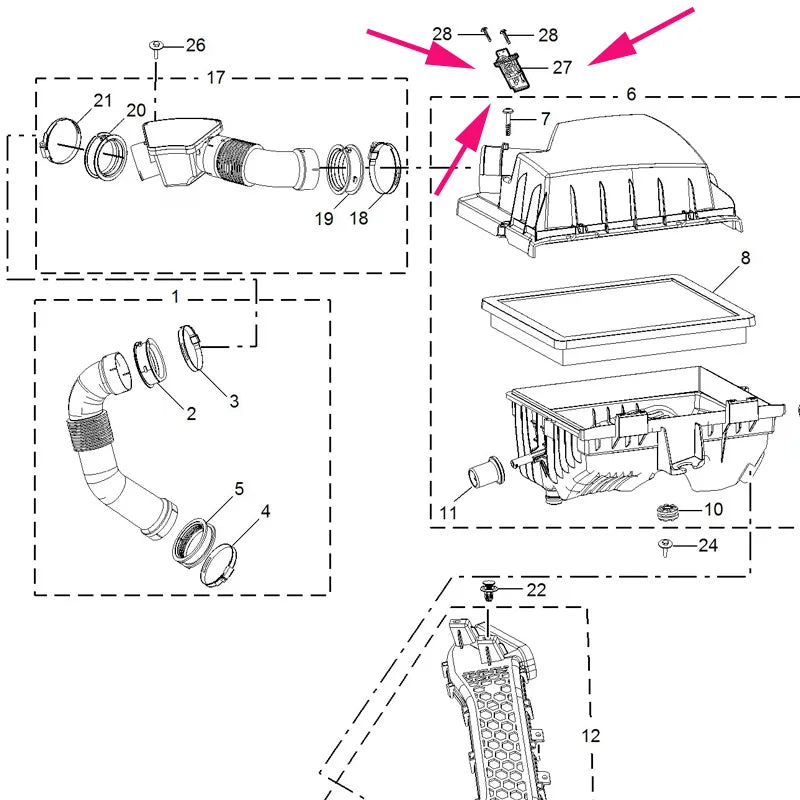 New original air flow sensor For SAIC MG RX3 RX5 RX8 I5 I6 MG HS NEW MG5 ZS 2023 MG7 10197974 sayaragear