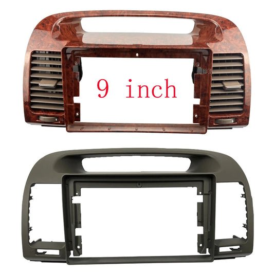 For TOYOTA CAMRY 2000-2003 VENTILATION REFITTING 9 Inch Car Frame Fascia  Android Radio Dash Fitting Panel Kit sayaragear