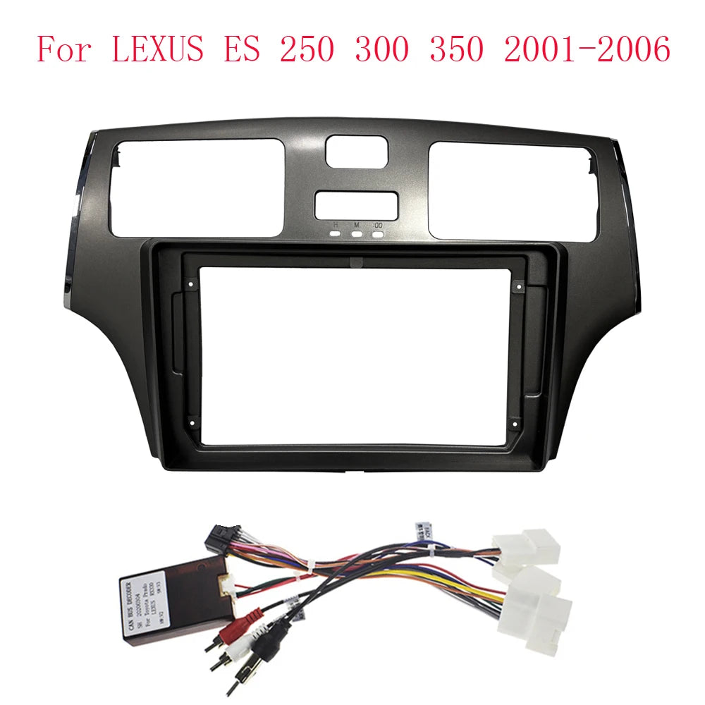 HAOCHEN 2DIN 9 Inch Car Frame Fascia Adapter For Lexus ES ES300 ES250 ES330 XV3 Toyota Windom Android Fitting Panel Kit sayaragear
