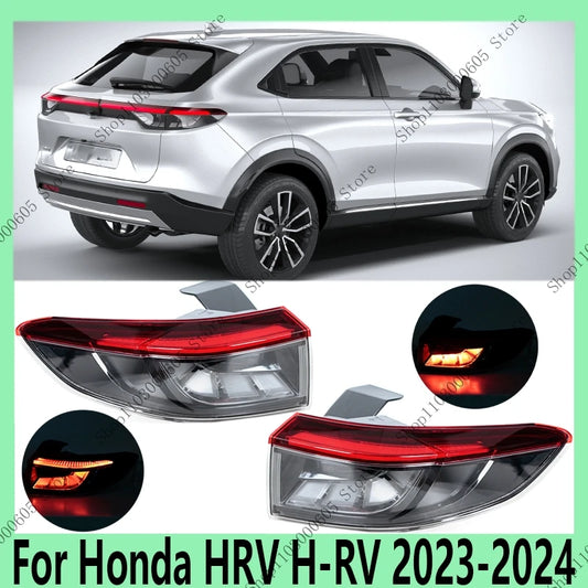 For Honda HRV H-RV 2023-2024 Auto Parts Rear Tail Light Assembly Brake Warning Light Turn Signal Rear Bumper Headlight - sayaragear