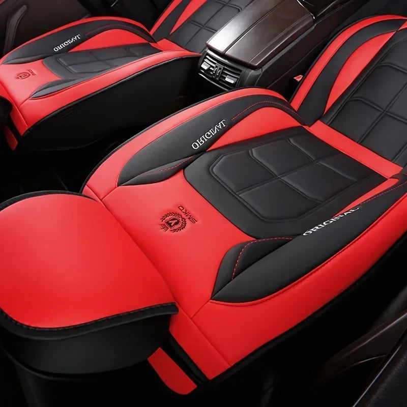 Car seat cushion Four Seasons universal new seat cover Leather seat cover Ice silk seat cushion Fully wrapped seat cushion sayaragear