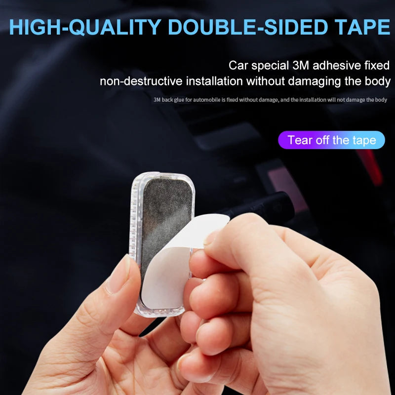 LED Touch Light Mini Wireless Car Interior Lighting Auto Roof Ceiling Reading Lamp for Trunk Storage Box USB Charging sayaragear