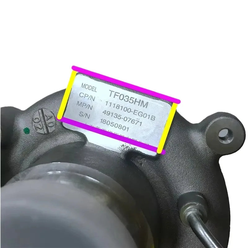 Supercharger components for great wall haval H6 1.5T Turbocharger 1118100-EG01B sayaragear