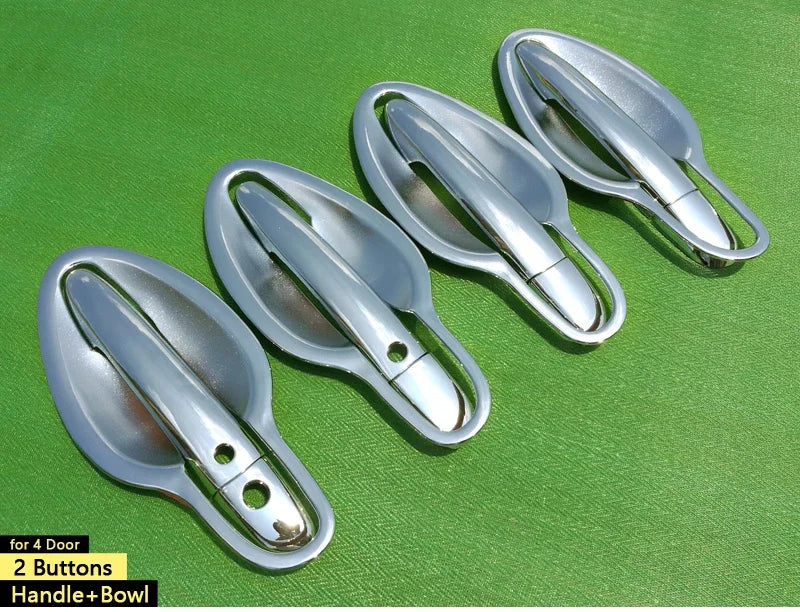 for Mazda 3 Axela 2014 - 2018 BM Luxurious Chrome Door Handle Cover Trim Set 2015 2016 2017 Car Accessories Stickers Car Styling sayaragear