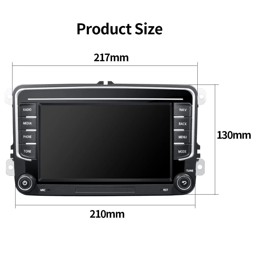 GRANDnavi Android13 Car Radio GPS For VW Volkswagen Skoda Octavia Golf 5 6 Touran Passat B6 Polo Jetta 2Din Multimedia Player sayaragear