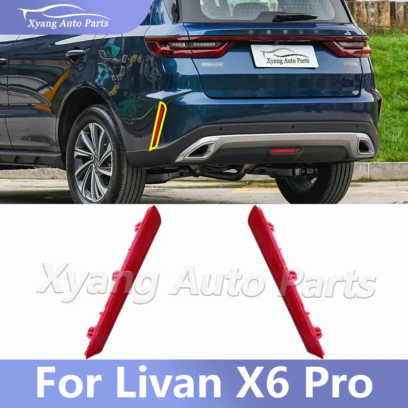 Rear Bumper Reflector  Rear Fog Light Warning Lamp For Livan X6 Pro 6044133000 6044132900 sayaragear