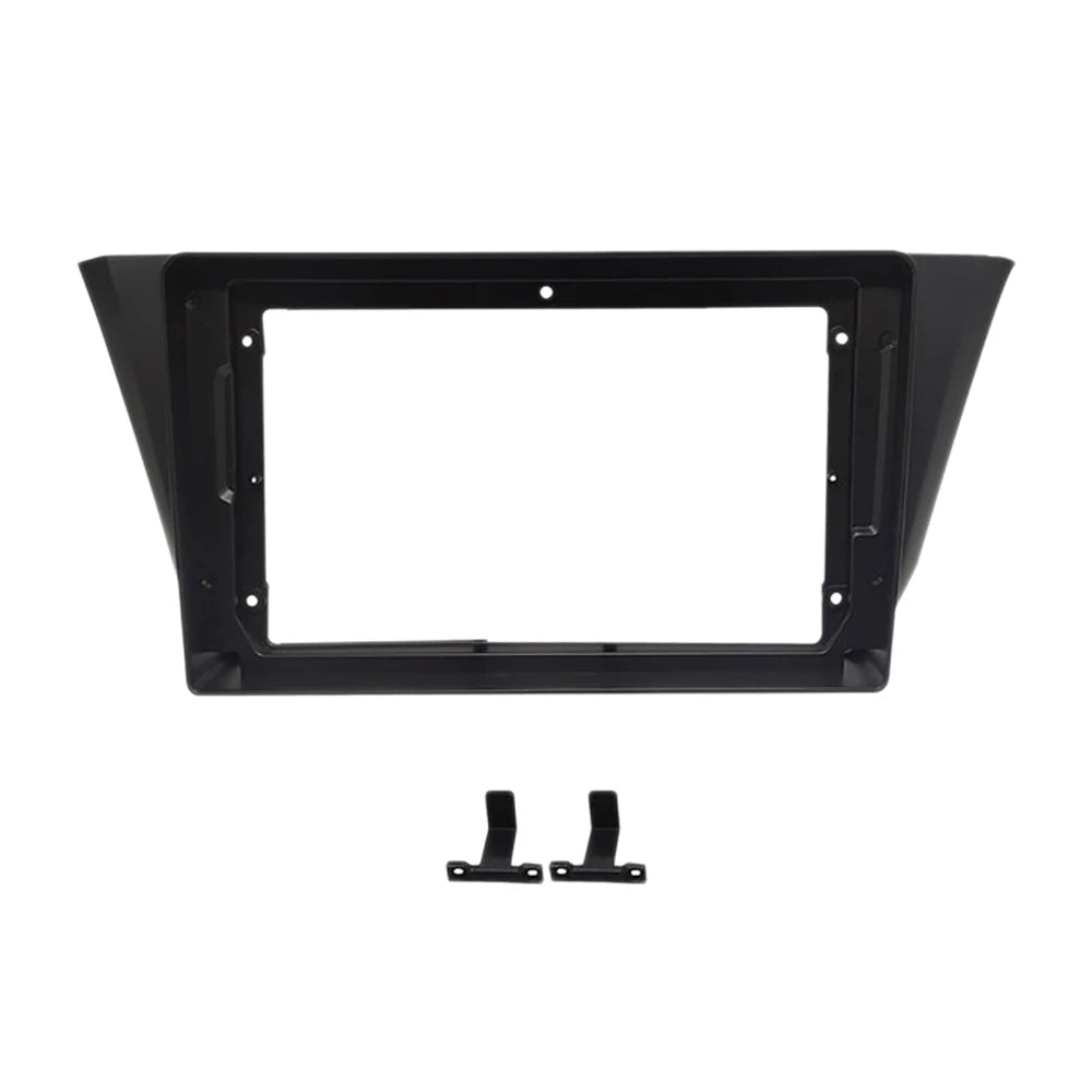 HAOCHEN Car DVD Frame Audio Fitting Adaptor Dash Trim Kits Facia Panel 9 inch For Iveco Daily 2014+ Double Din Radio Player sayaragear