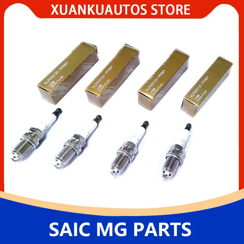 For SAIC MG Roewe 350 550 750 MG MG3 6 MG7 Dedicated Iridium Gold Spark plug New original NLP000130 10077376 sayaragear