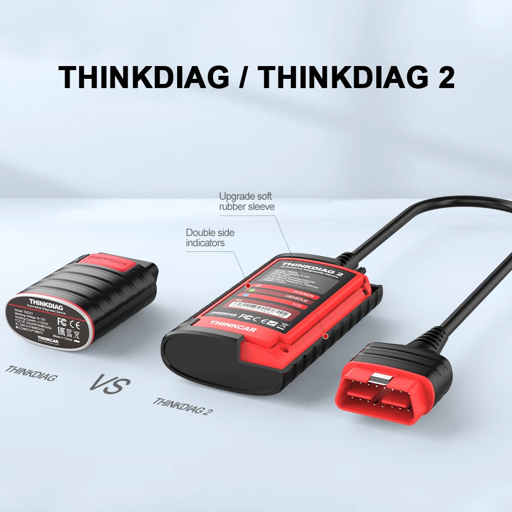 THINKCAR THINKDIAG 2 /KINGBOLEN Ediag Plus CAN FD All Systems 15 Reset Services ECU Coding OBD2 Scanner Car Diagnostic Tool sayaragear