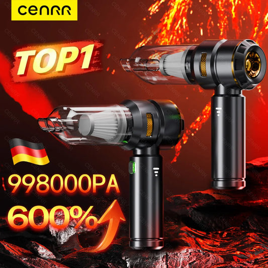CENRR 998000PA Car Vacuum Cleaner Powerful Portable HandHeld Vacuum Cleaner For Car Wireless Cleaner Robot Car Accessories sayaragear
