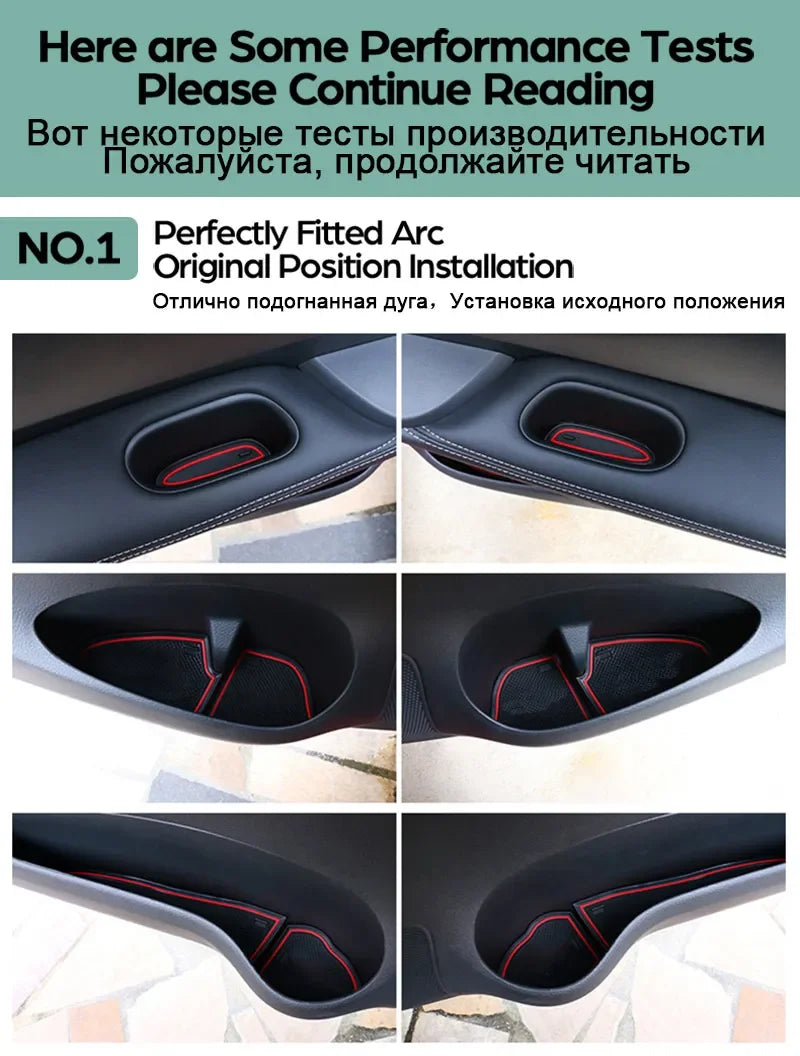 Anti-slip Pat Mat Water Coaster Car Groove Rubber Cushion Stickers Accessories for Suzuki Jimny JB64 JB74 Jimny Sierra 2019 2020 sayaragear