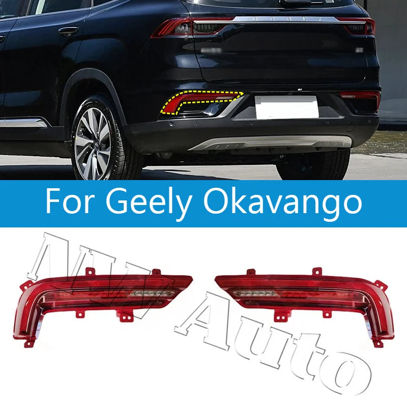 Car Rear Bumper Lamp Brake Fog Light Warning Light For Geely Okavango sayaragear