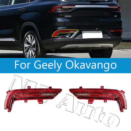 Car Rear Bumper Lamp Brake Fog Light Warning Light For Geely Okavango sayaragear