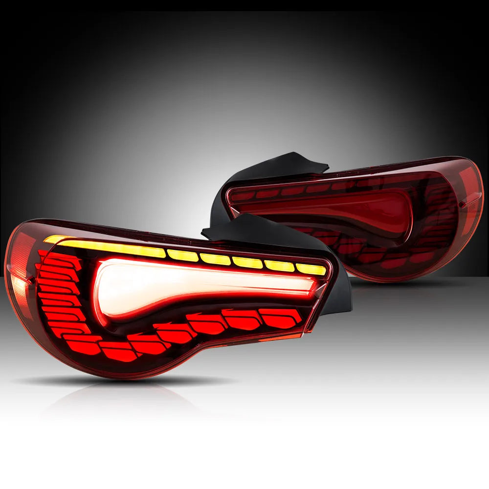 Vland 12-20 Toyota 86 GT86 FT86 13-20 Subaru BRZ 13-20 Scion FR-S LED Tail Lights Sequential Turn Signal With Dynamic Welcome Li sayaragear