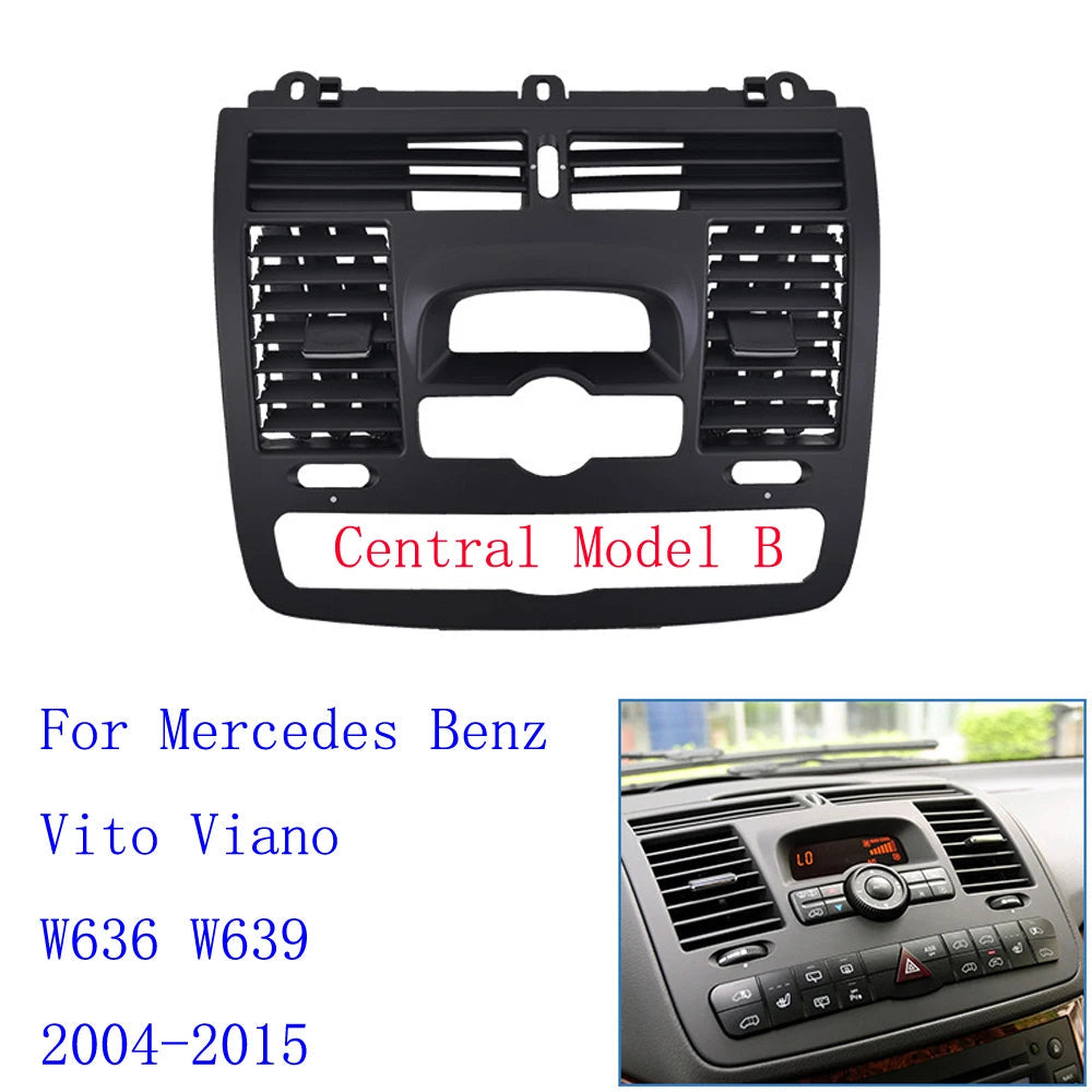 Front Dash Central Left Right Air Conditioner Ac Vent Grill Cover For Mercedes Benz Vito Viano W636 W639 6368300300 6368300200 sayaragear